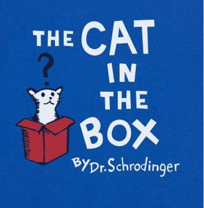 "the cat in the box" by Dr. Schrödinger